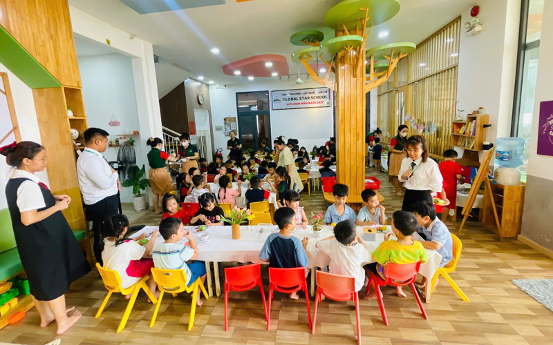 Lớp học mầm non hiện đại Global Star School
