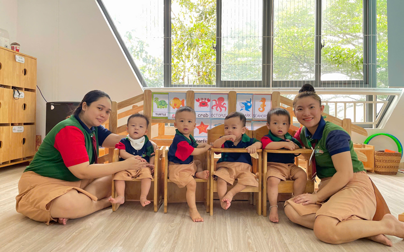 Không gian đào tạo bảo mẫu và giáo viên